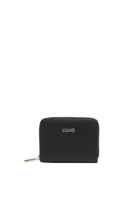 Portafoglio piccolo con zip Liu Jo Donna Nero