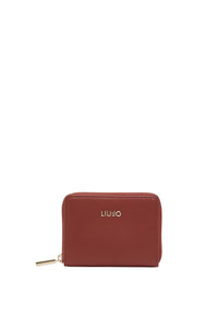 Portafoglio piccolo con zip Liu Jo Donna Rosso