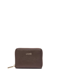 Portafoglio piccolo con zip Liu Jo Donna Testa Di Moro