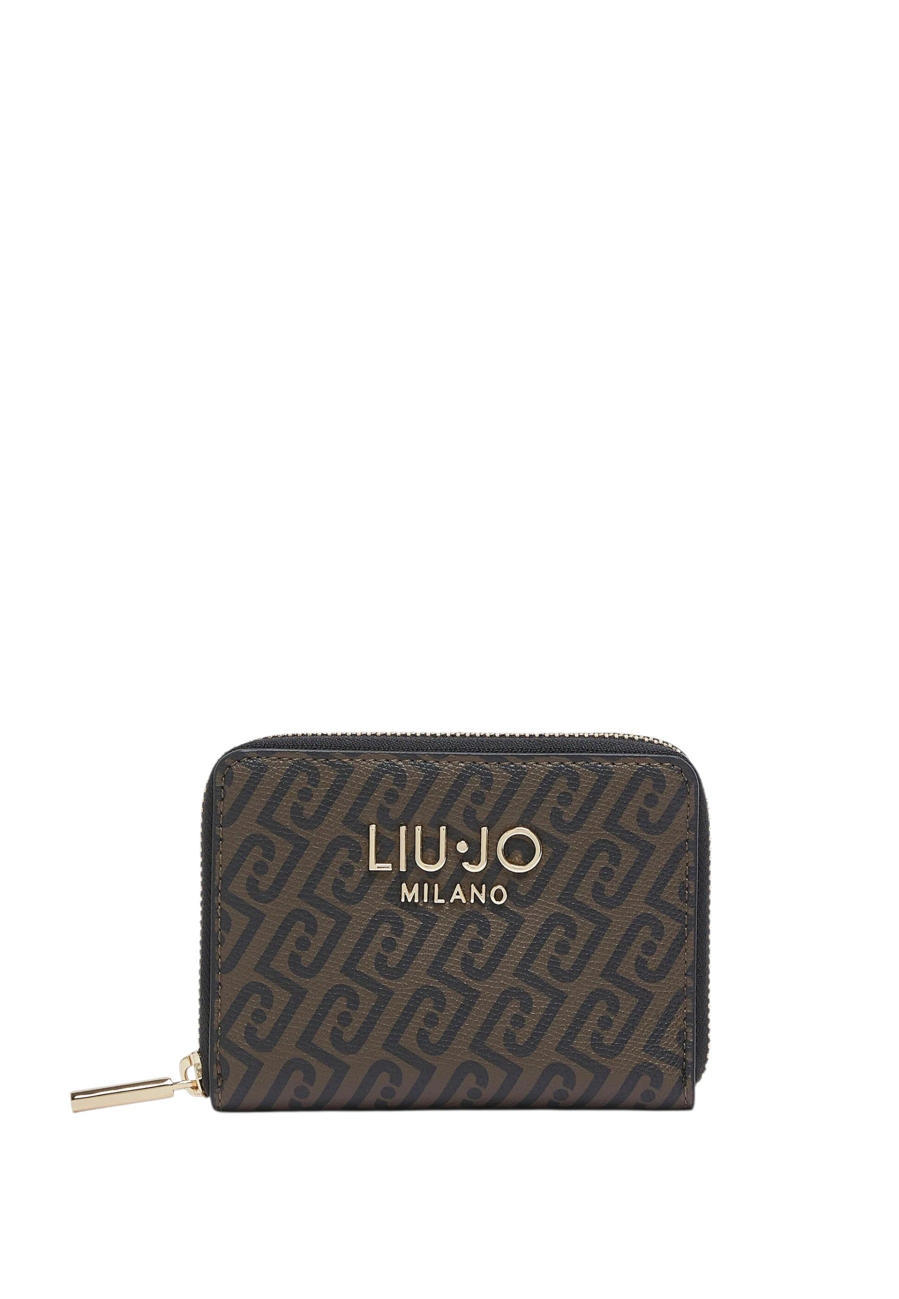 Portafoglio piccolo con zip Liu Jo Donna Testa Di Moro/nero
