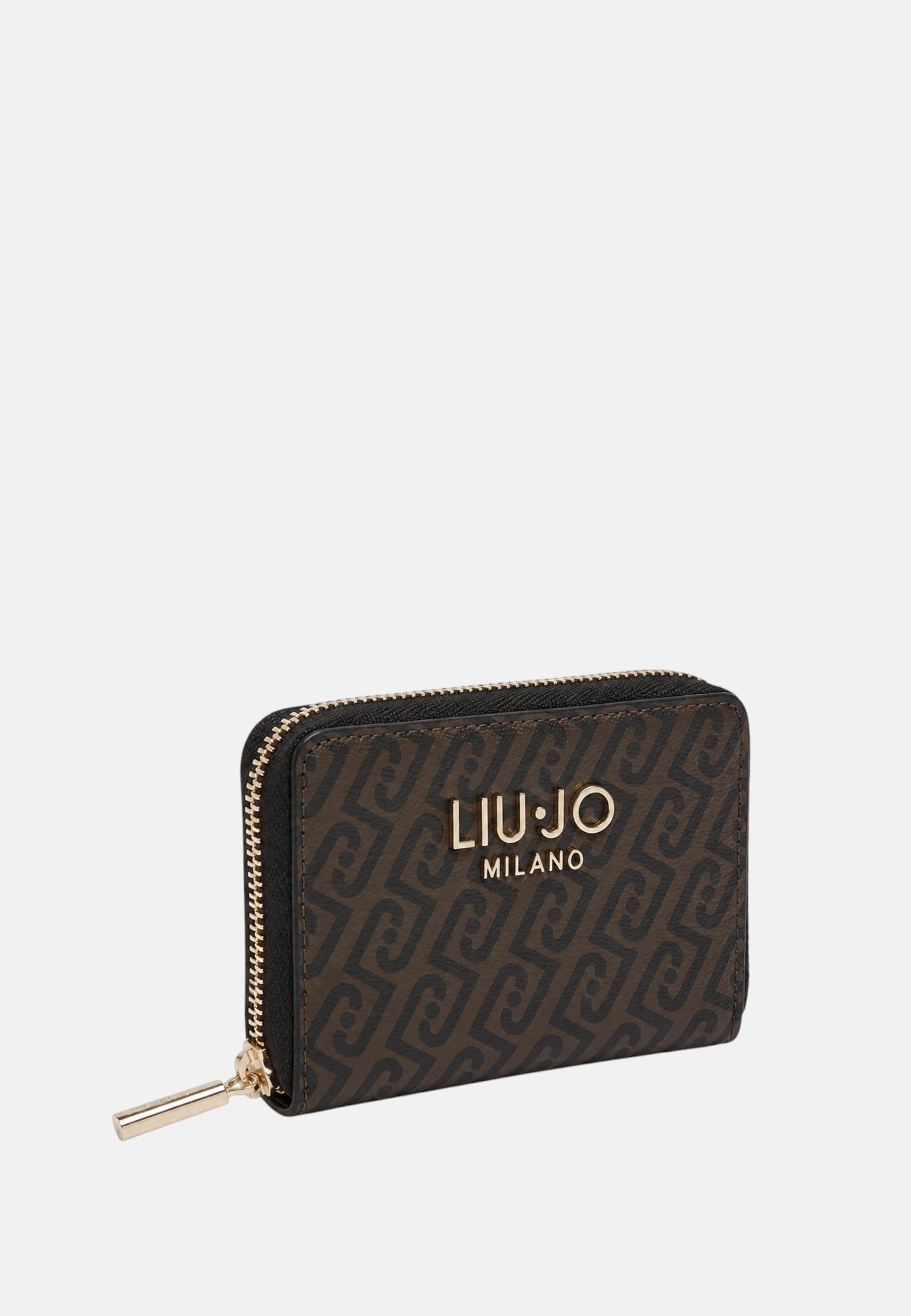 Portafoglio piccolo con zip Liu Jo Donna Testa Di Moro/nero