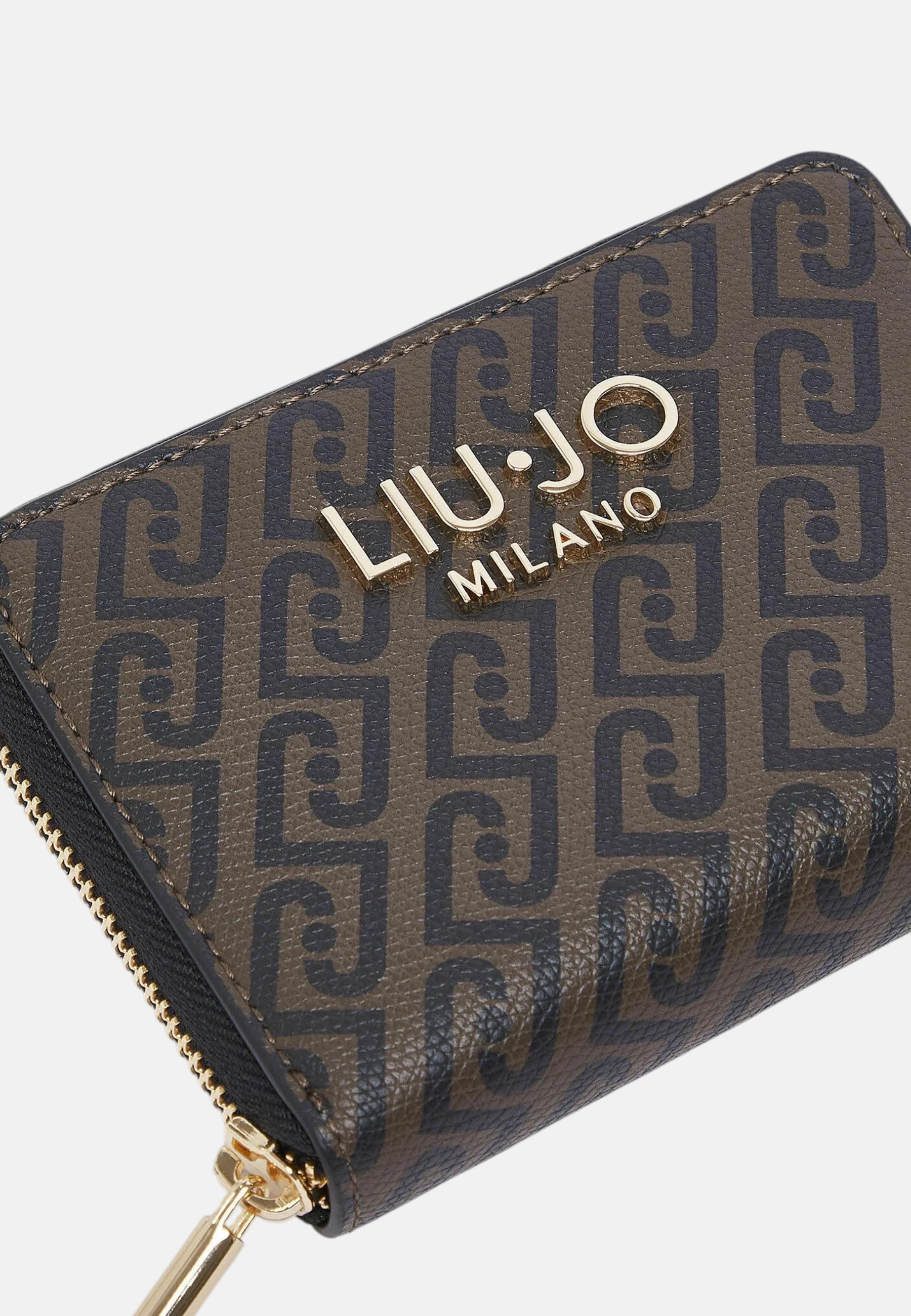 Portafoglio piccolo con zip Liu Jo Donna Testa Di Moro/nero