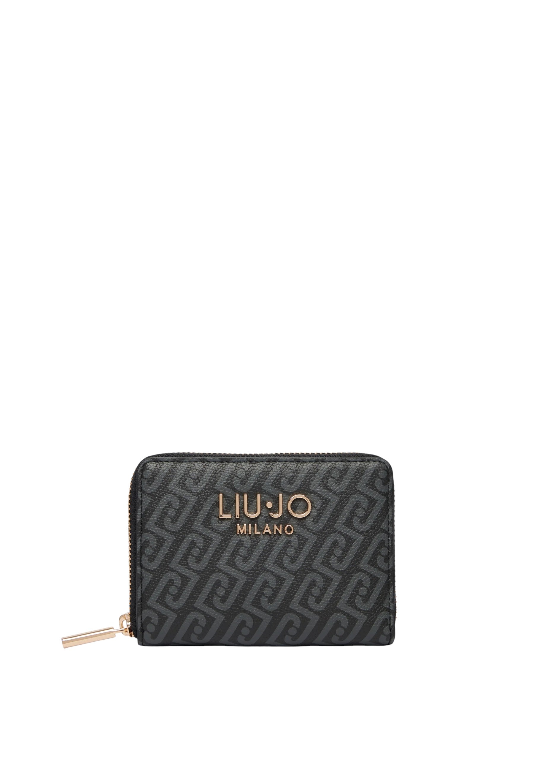 Portafoglio piccolo con zip Liu Jo Donna Nero