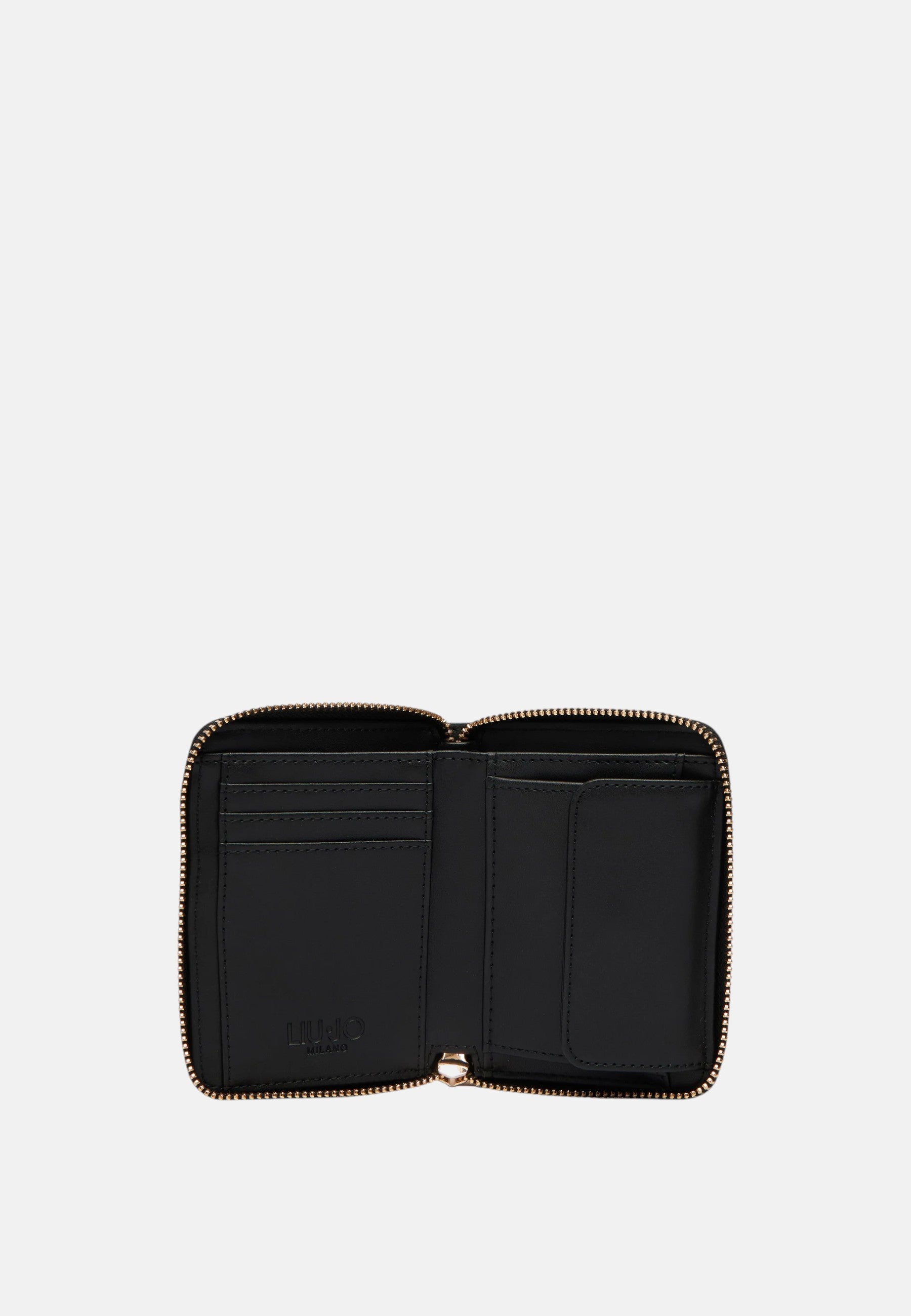 Portafoglio piccolo con zip Liu Jo Donna Nero