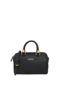Borsa a mano piccola con logo Donna Liu Jo Nero