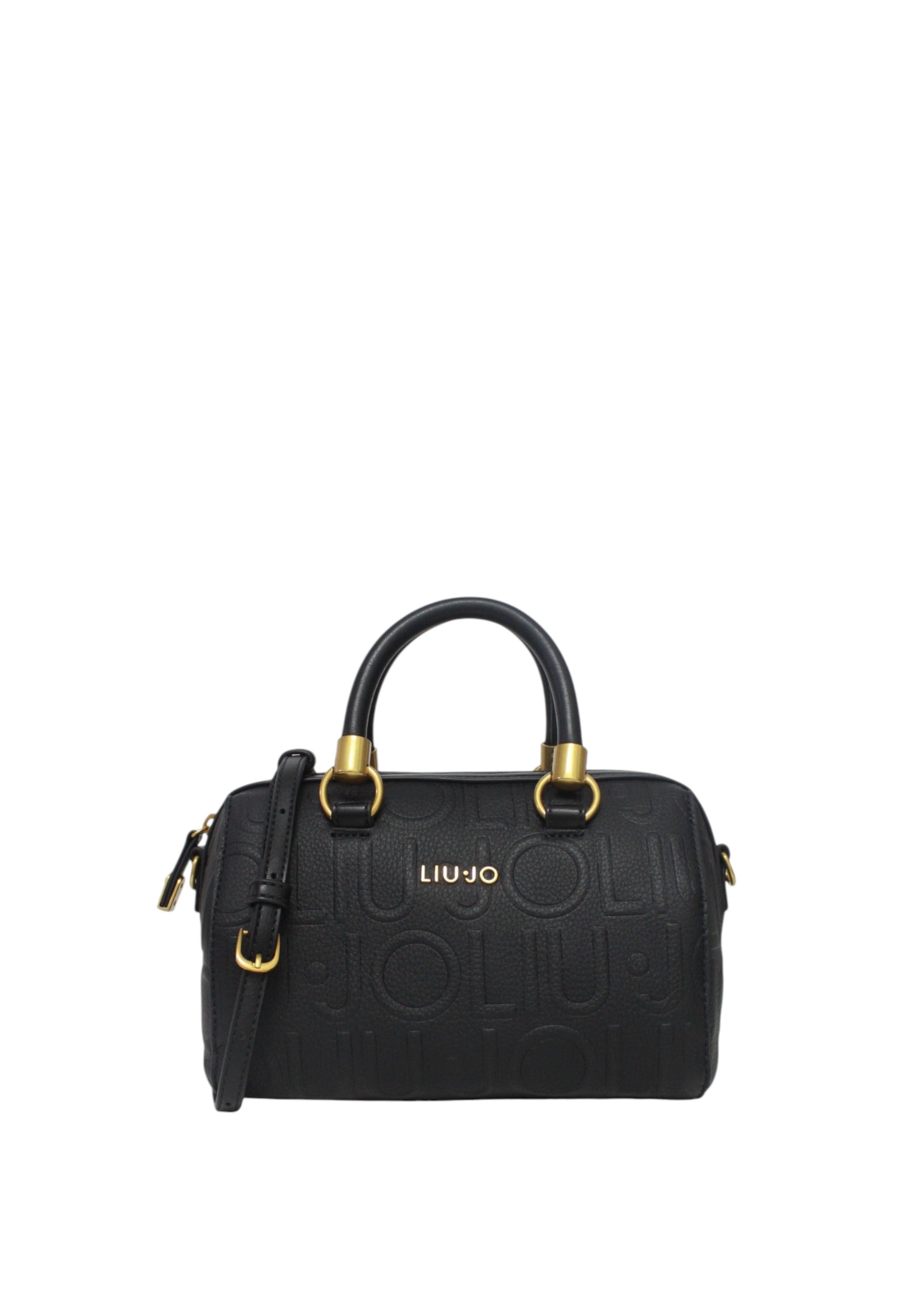 Borsa a mano piccola con logo Donna Liu Jo Nero