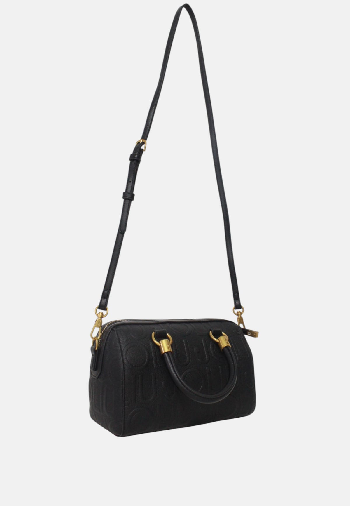 Borsa a mano piccola con logo Donna Liu Jo Nero