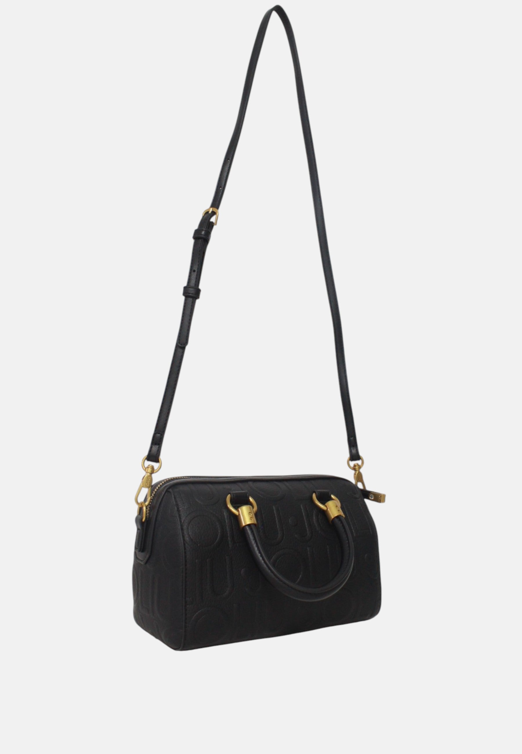Borsa a mano piccola con logo Donna Liu Jo Nero