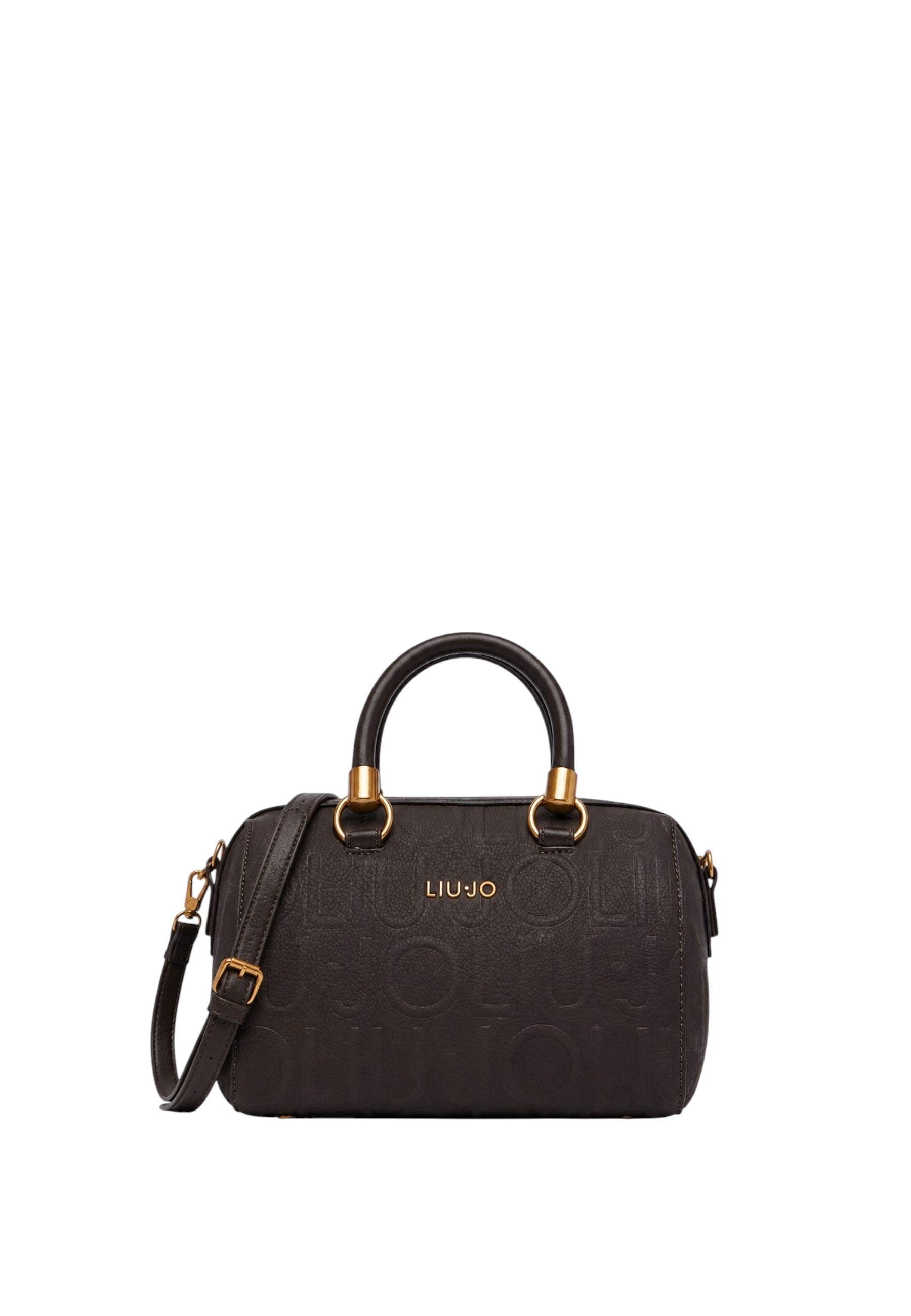 Borsa a mano piccola con logo Donna Liu Jo Marrone