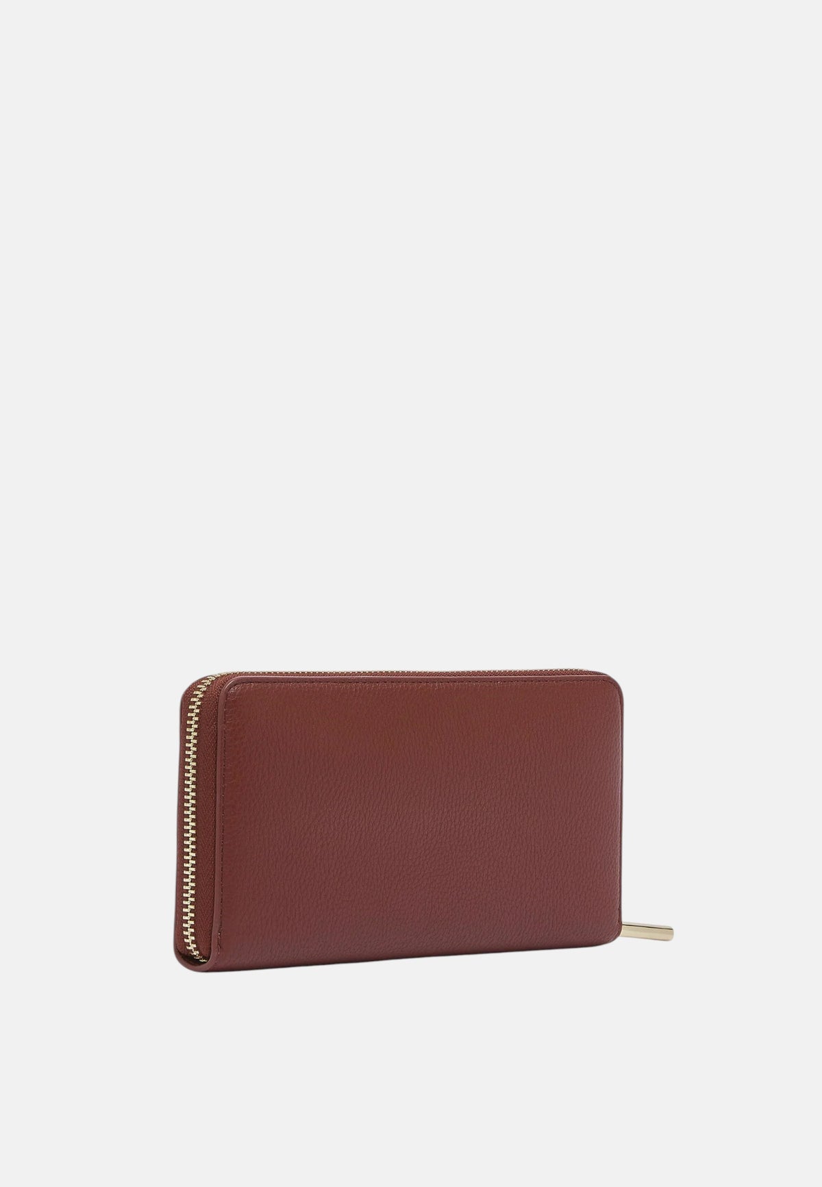 Portafoglio grande con zip Rosso