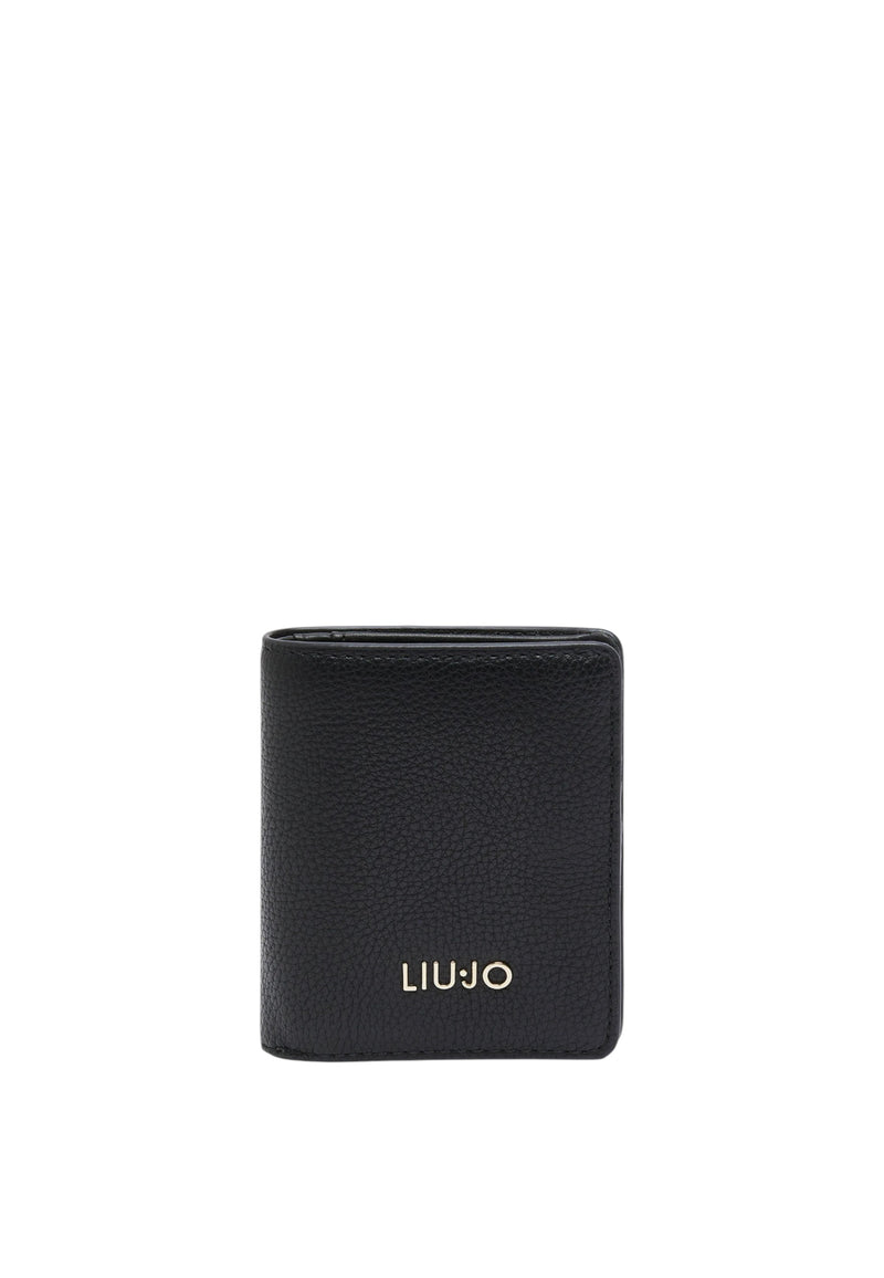 Portafoglio piccolo con clip Liu Jo Donna Nero