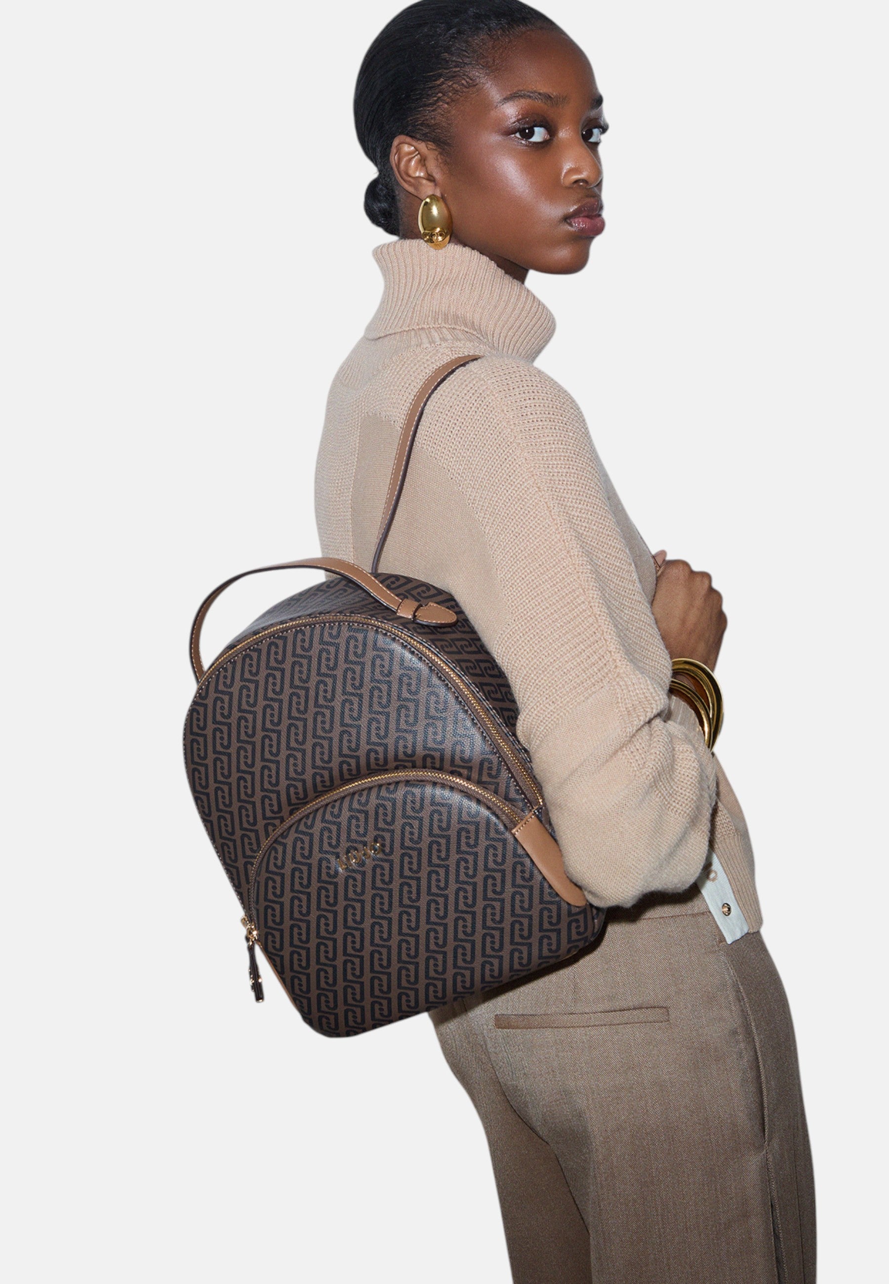 Zaino Monogram Donna Liu Jo Suede