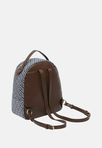 Zaino Donna Liu Jo Monogram Blue Denim