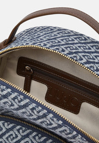 Zaino Donna Liu Jo Monogram Blue Denim