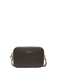 Borsa a tracolla media monogram Donna Liu Jo Suede