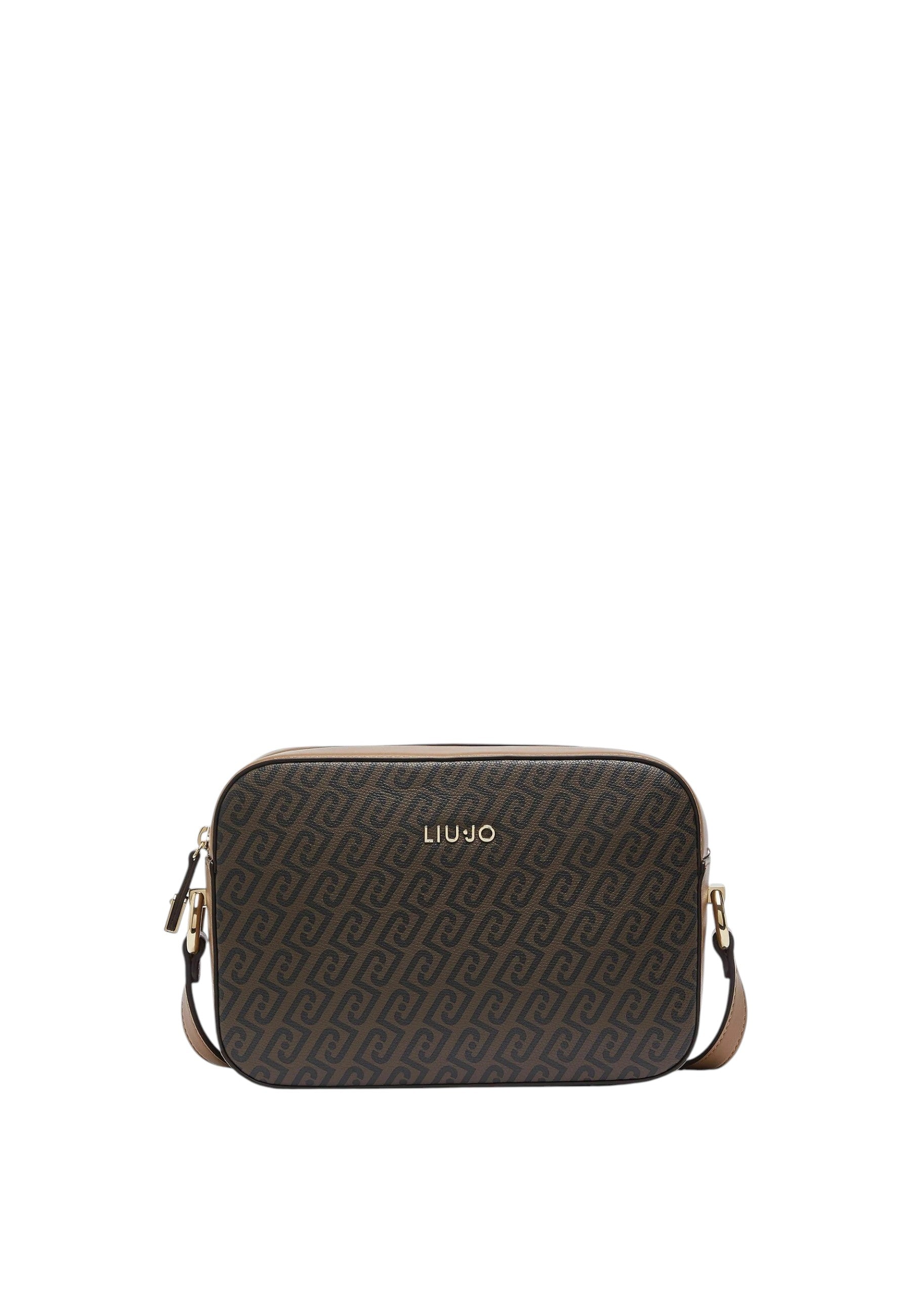 Borsa a tracolla media monogram Donna Liu Jo Suede