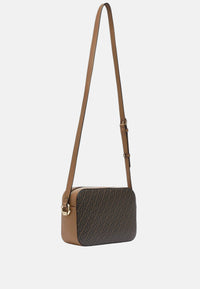 Borsa a tracolla media monogram Donna Liu Jo Suede