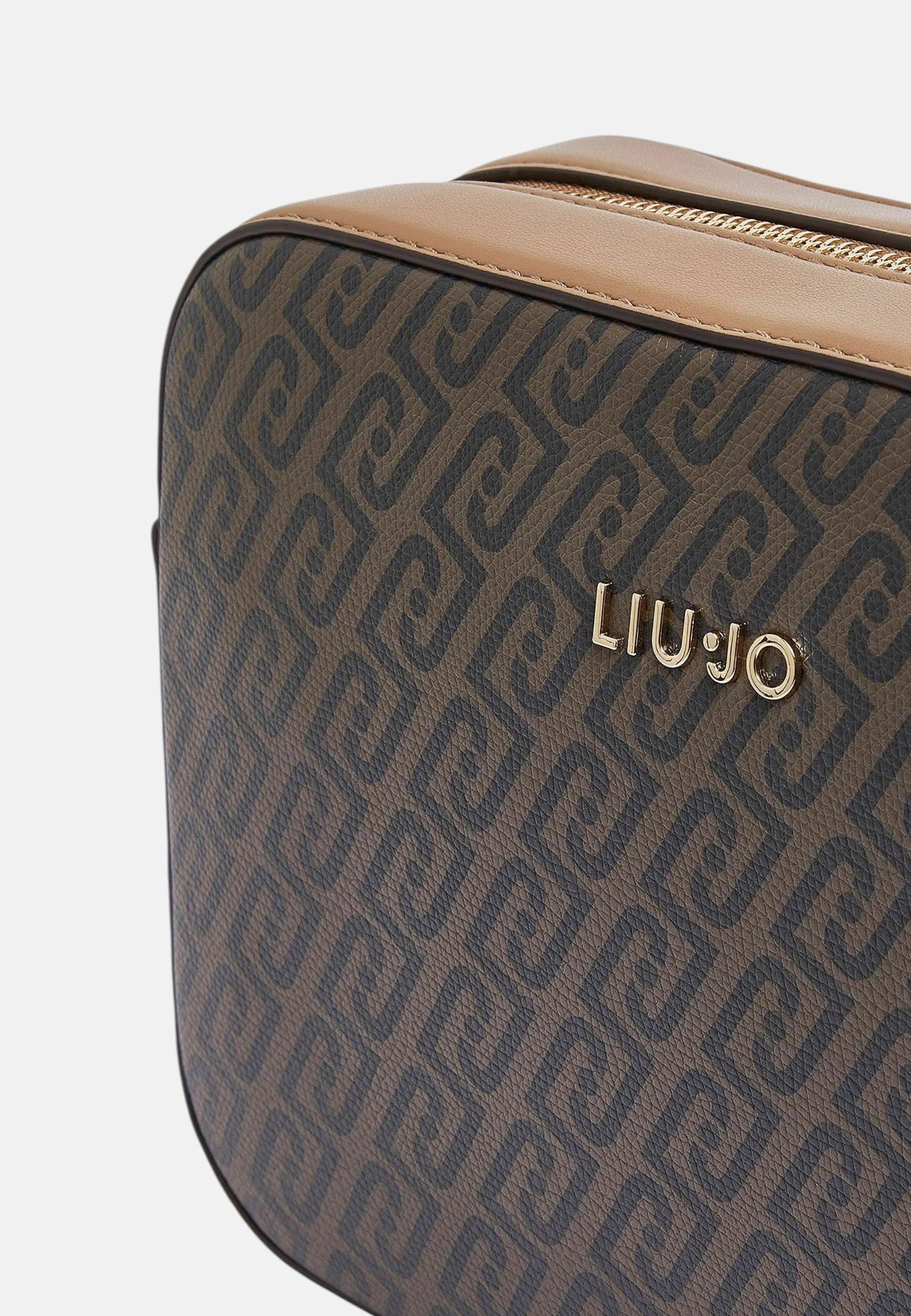 Borsa a tracolla media monogram Donna Liu Jo Suede