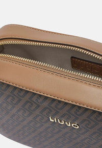 Borsa a tracolla media monogram Donna Liu Jo Suede