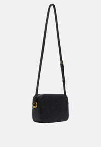 Borsa a tracolla media con logo Donna Liu Jo Nero