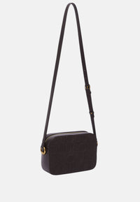 Borsa a tracolla media con logo Donna Liu Jo Marrone