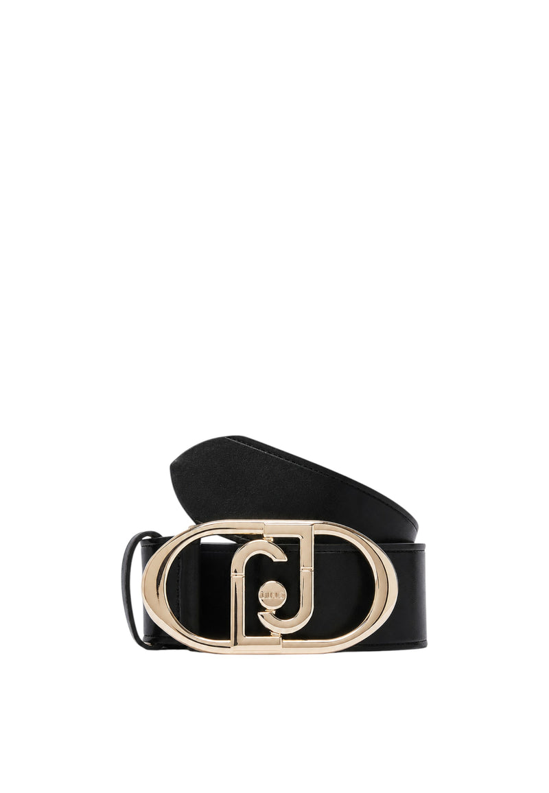 Cintura bustier in pelle da Donna Liu Jo Nero/oro