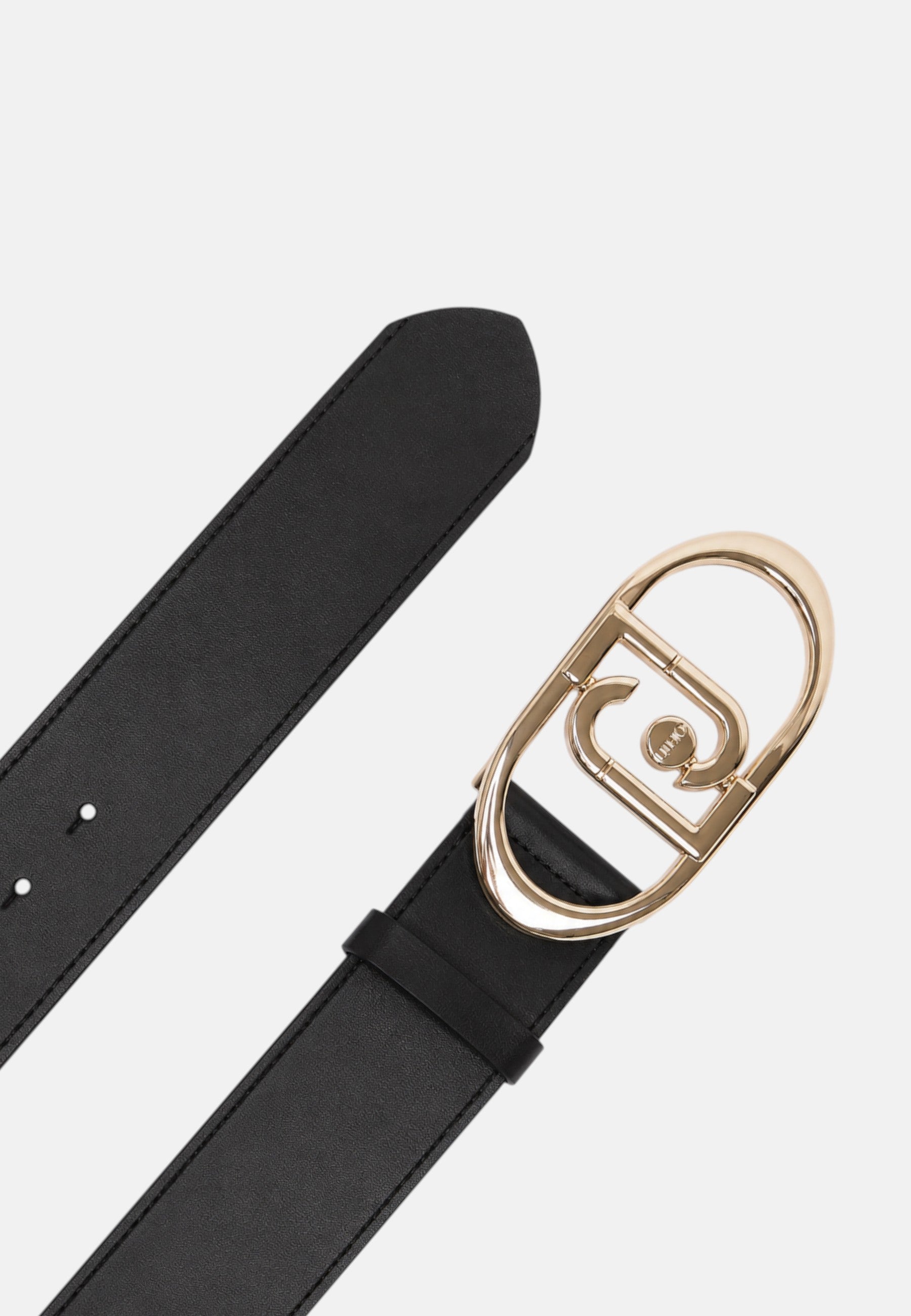 Cintura bustier in pelle da Donna Liu Jo Nero/oro