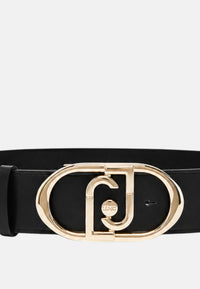Cintura bustier in pelle da Donna Liu Jo Nero/oro