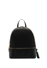 zaino con logo in rilievo Donna Liu Jo Nero