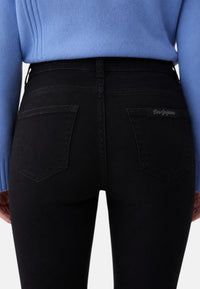 Jeans da donna bootcut con strass Liu Jo Nero