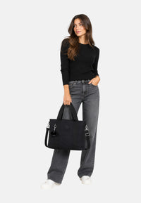 Borsa Tote da Donna Kipling Black