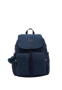 Zaino da donna in Tessuto Riciclato City Pocket Kipling Blue