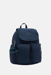 Zaino da donna in Tessuto Riciclato City Pocket Kipling Blue