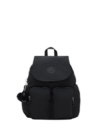 Zaino da donna in Tessuto Riciclato City Pocket Kipling Black