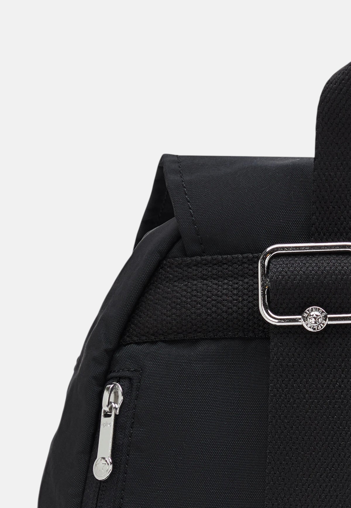 Zaino da donna in Tessuto Riciclato City Pocket Kipling Black