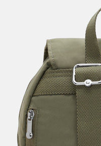 Zaino da donna in Tessuto Riciclato City Pocket Kipling Almost Sage