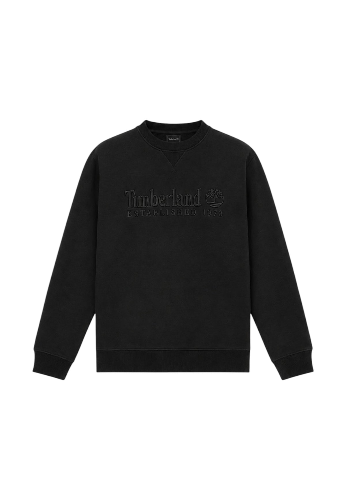 Felpa da uomo in Cotone Timberland Vintage Black