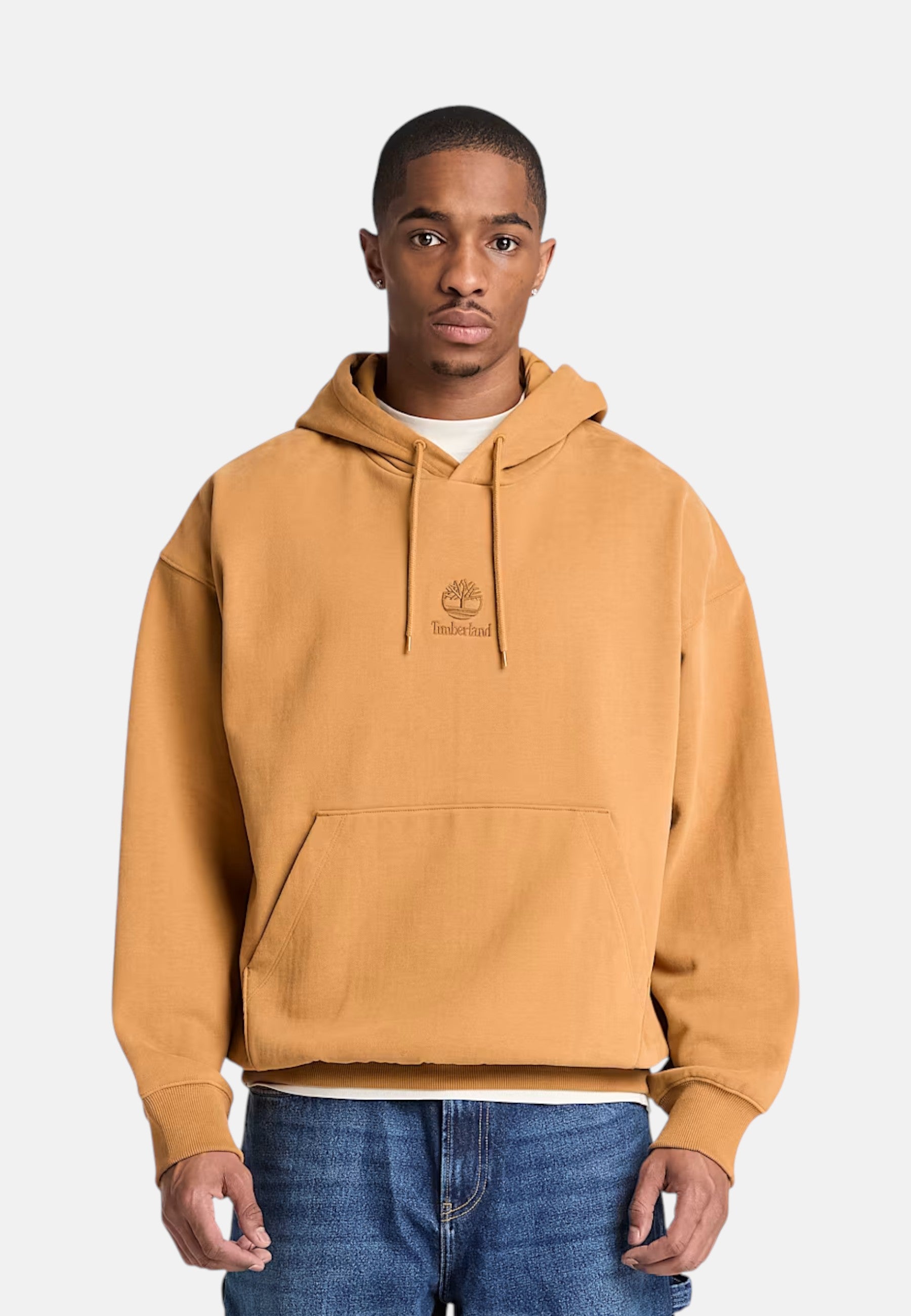 Timberland Felpa con cappuccio da uomo Wheat
