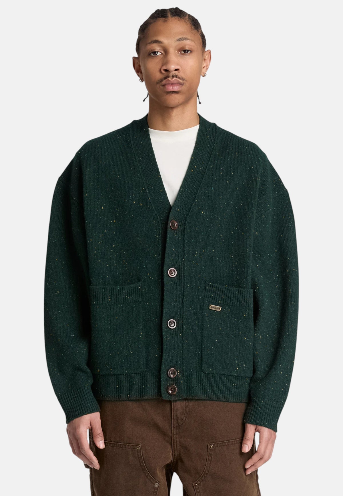 Caridgan a Trecce Unisex in Cotone Timberland Scarab