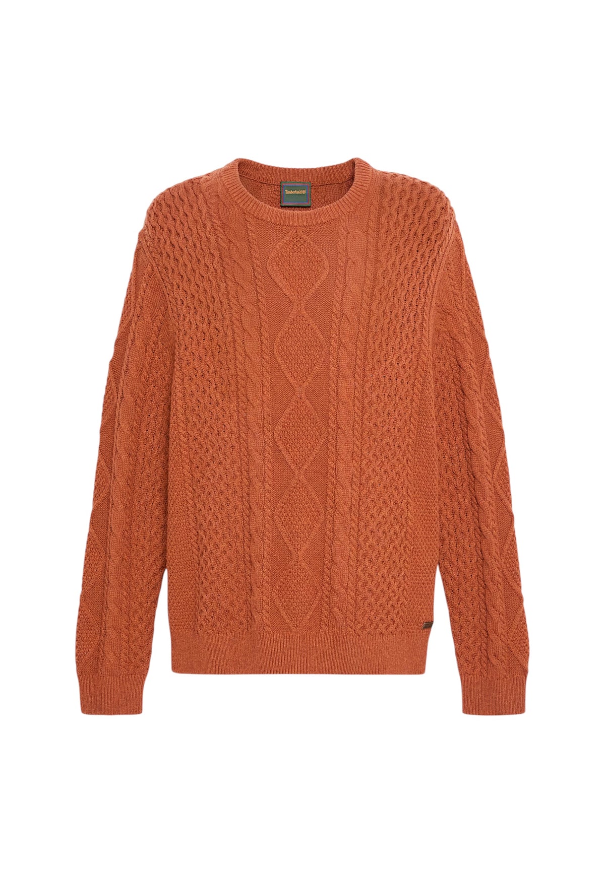 Maglione a Trecce da Uomo in Cotone Timberland Brownout