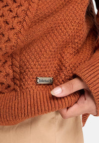 Maglione a Trecce da Uomo in Cotone Timberland Brownout