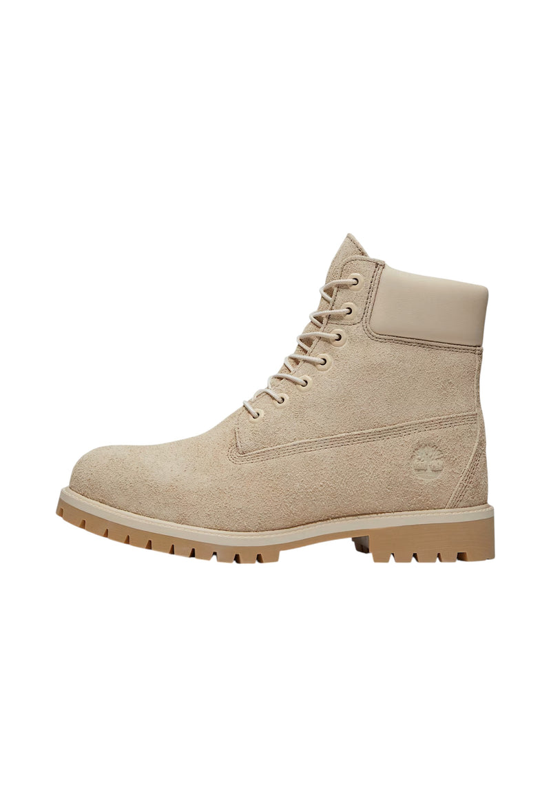 Timberland Stivale Stringato Heritage 6-Inch Light Beige Beige Suede
