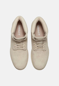 Timberland Stivale Stringato Heritage 6-Inch Light Beige Beige Suede