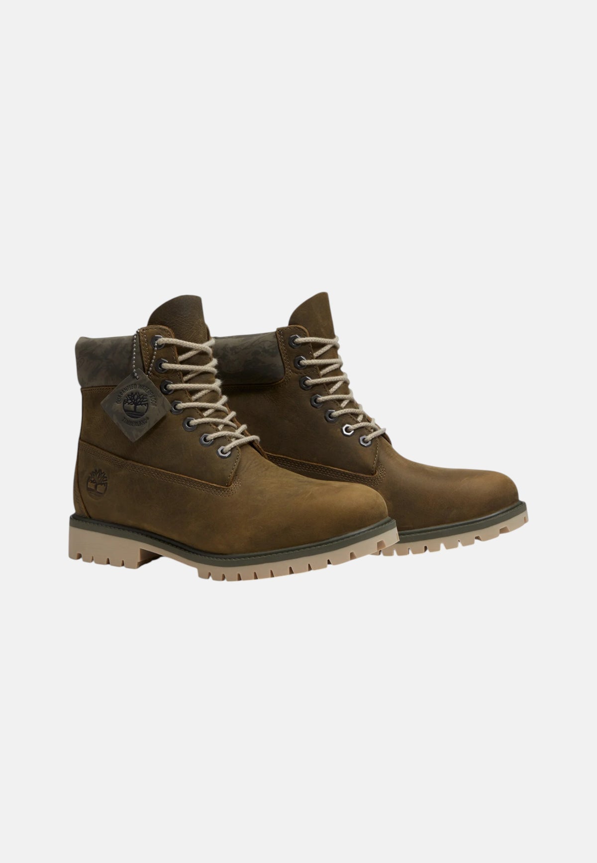 Stivale in pelle Uomo Timberland Dark Green/black