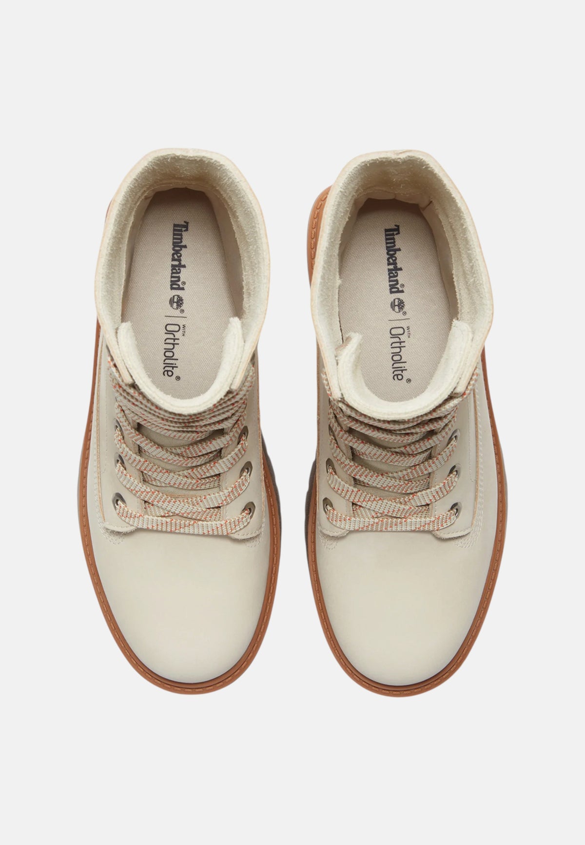Stivale con Plateau Stone Street Mid da Donna Timberland Light Beige