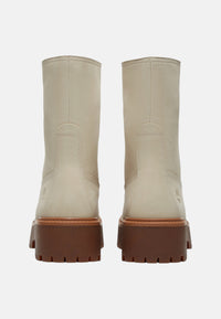 Stivale con Plateau Stone Street Mid da Donna Timberland Light Beige