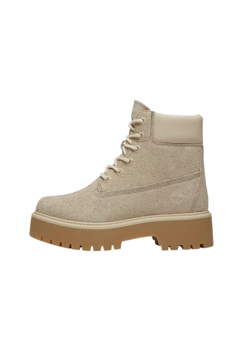 Stivaletto in Pelle scamosciata da Donna Timberland Beige Suede