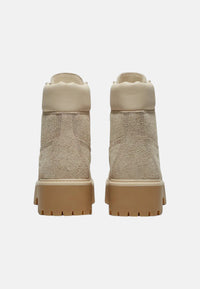 Stivaletto in Pelle scamosciata da Donna Timberland Beige Suede