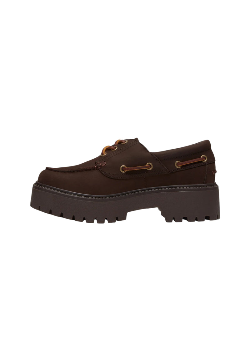 Mocassinoda con suola Alta Timberland in Pelle Dark Brown