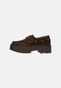 Mocassinoda con suola Alta Timberland in Pelle Dark Brown